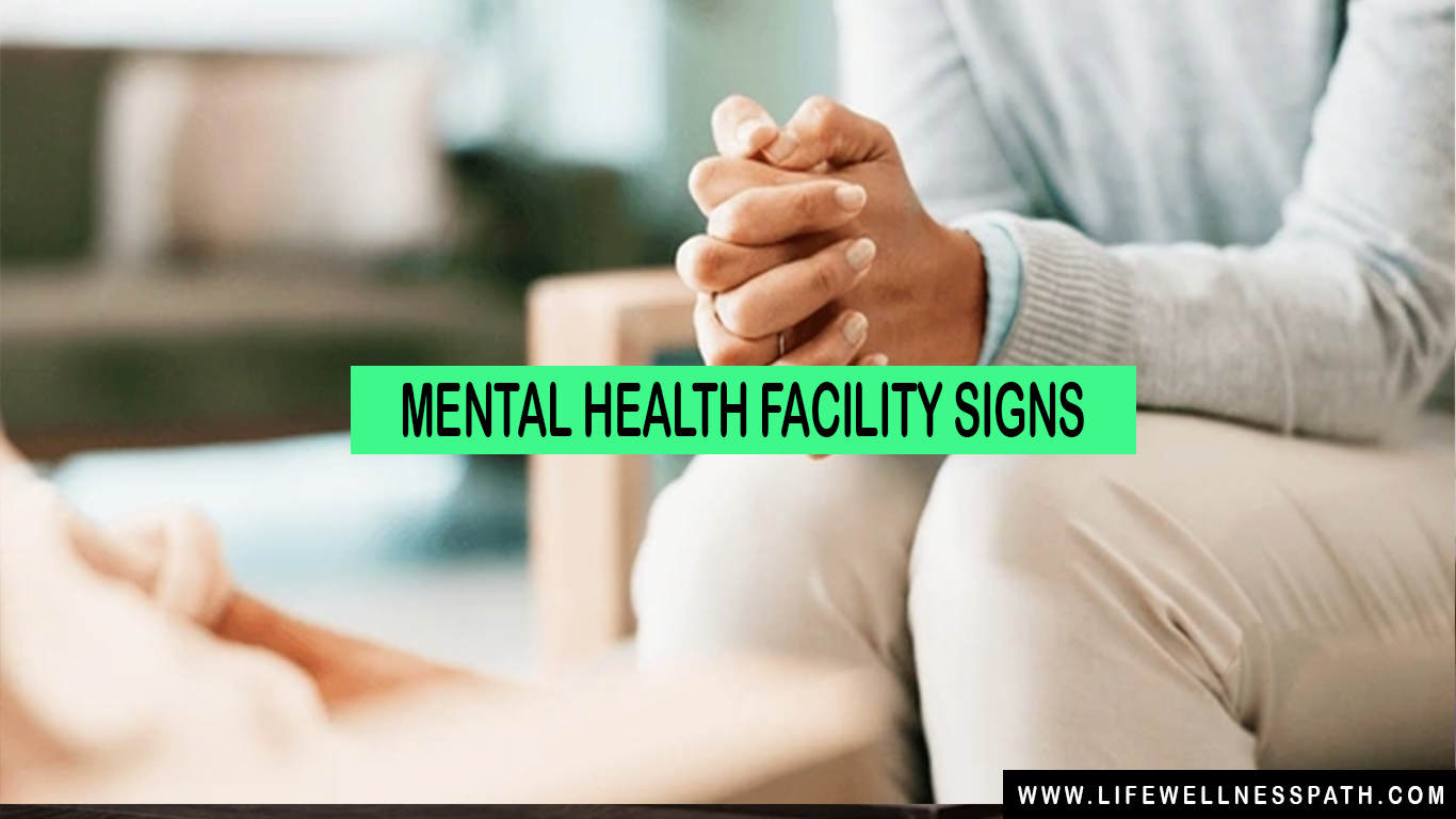 Mental Health Facility Signs