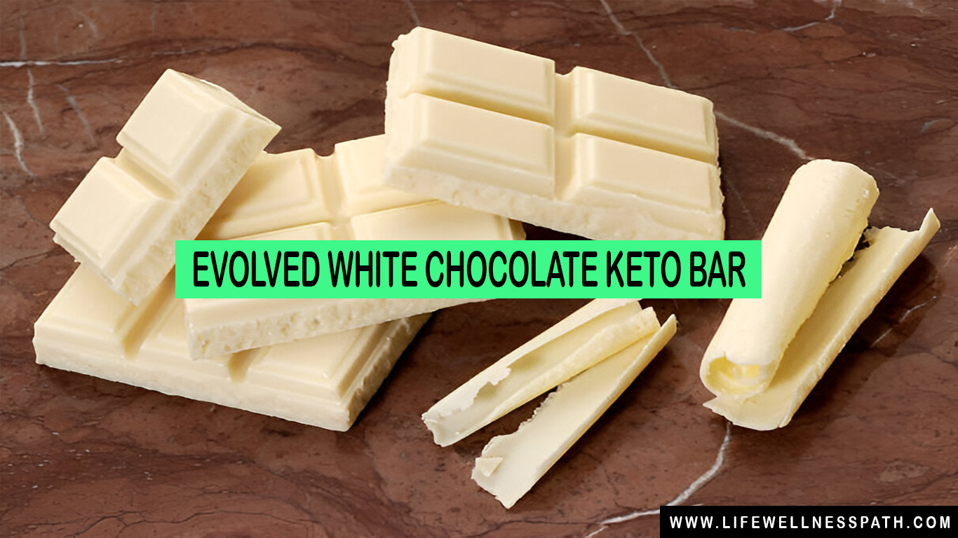 evolved white chocolate keto bar​